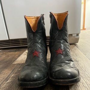 Old gringo gray and red boots 7.5